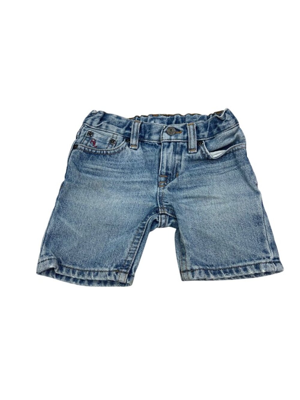 Vintage Polo Ralph Lauren Jean Shorts Jorts Boys‎ Size 3/3T Authentic Dungarees
